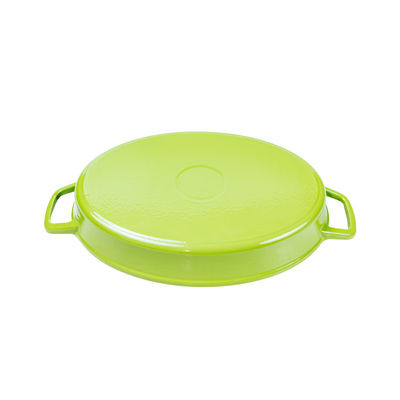 OEM de Schotel van het Gietijzer het Ovale Baksel Gemakkelijke opheffen voor de bovenkanten van het Inductiefornuis
