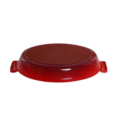 Duurzaam Gietijzer die Pan Enameled Cast Iron Pan BSCI ISO9006 braden