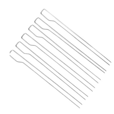 29.2 X 2.8CM het Kamperen Cookware Vastgestelde 6Pcs van het de Grillvlees van de BARBECUEnaald de Kebabvork