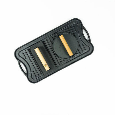 Matt Black Kitchen Cookware Accessories de Hamburgerpers van het 7 DuimGietijzer
