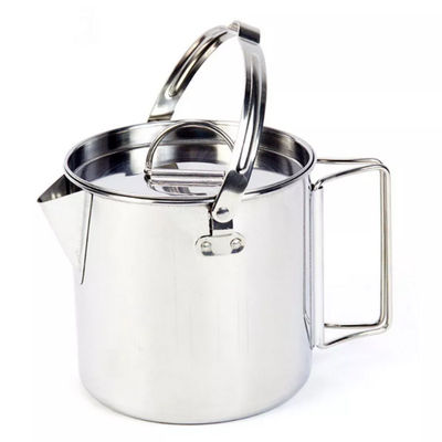 1.2L het kamperen het Koken Reeks die Handvattenroestvrij staal het Kamperen Theeketel vouwen