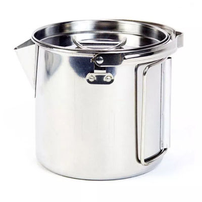 1.2L het kamperen het Koken Reeks die Handvattenroestvrij staal het Kamperen Theeketel vouwen