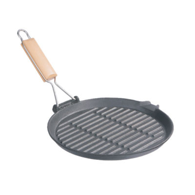 27cm het Rooster 10inch van de Gietijzergrill met het Vouwen van Handvat ISO9001