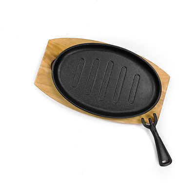 22X2.5cm het Gietijzer sist SchotelGietijzer om Grill Pansgs/iso9001