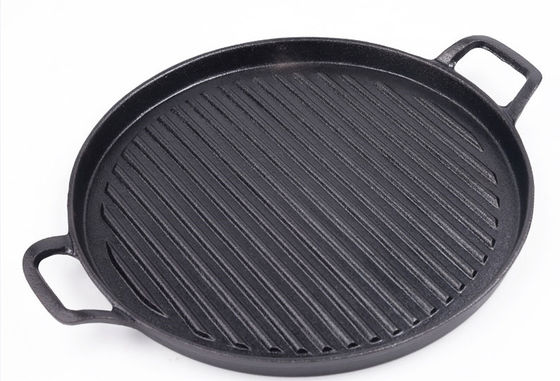 BARBECUEGietijzer om Rooster Multifunctioneel Pan With Ridge 24/28/30 cm: