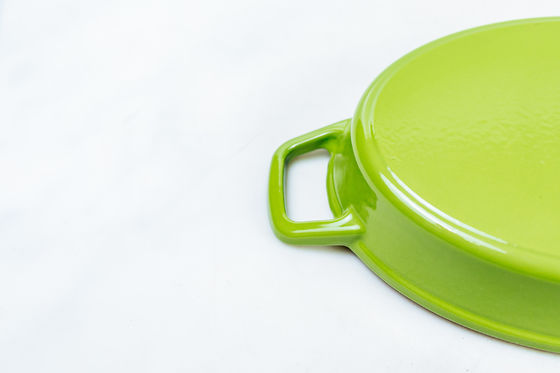 OEM de Schotel van het Gietijzer het Ovale Baksel Gemakkelijke opheffen voor de bovenkanten van het Inductiefornuis