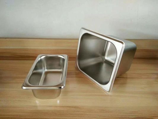 325×265×150mm het Roestvrije staal Cookware plaatst Commerciële Hotelpannen voor het Dienen van Voedsel