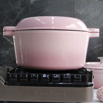 OEM ODM Gietijzerbraadpan Nederlands Oven With Skillet Lid Height 11.5cm