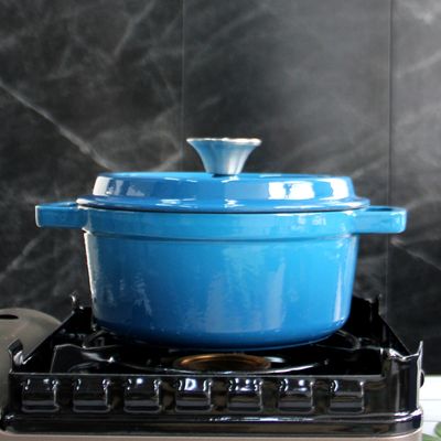 Gemaakte ijzeren ronde Cocotte Set Mini Oven met deksel