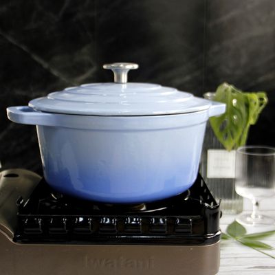 Het Gietijzerbraadpan van het grootte 21/24/26/28.5cm Email voor Catering