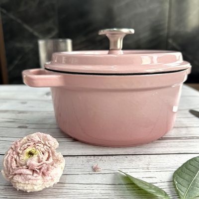 ISO9001 Gemaald gietijzeren schotel met casserole