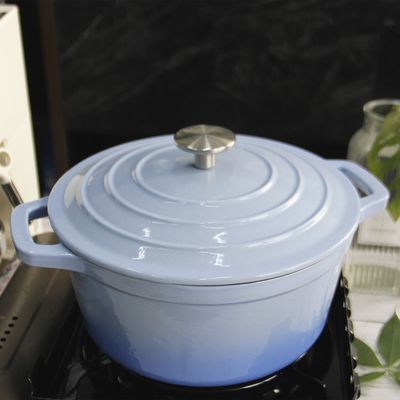 Gemaakte ijzeren ronde Cocotte Set Mini Oven met deksel