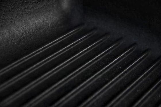 De rode Geëmailleerde Pan10inch niet Stok van de Gietijzerkoekepan frituurt Pan With Ridge