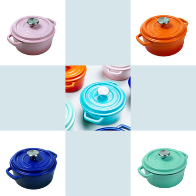 20cm de Oven Klassieke Stijl van Gietijzer Nederlandse Oven Enamel Covered Round Dutch
