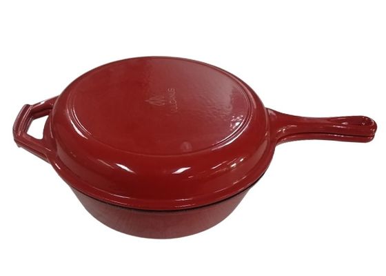 De Braadpanpan BSCI/SGS/ISO9001 van het douane3.2qt Gietijzer