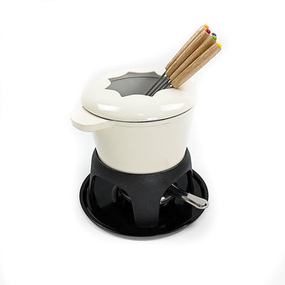 OEM van de de Fonduepot van het KaasGietijzer niet van het de Stokemail de Vlakke Bodem