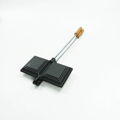 De pre Gekruide Panweerstand 20.5*11cm Op hoge temperatuur van de Gietijzersandwich