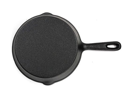 De ronde Pan van de Gietijzer niet Stok 8-10 Duim voor het Hoge Hitte Koken