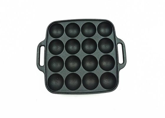 BSCI-SGS van het Roostertakoyaki van de Gietijzergrill de Grill Pan For Stovetop
