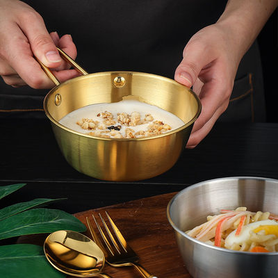 304 de Reeksenkom van roestvrij staalcookware voor het Dienen Makgeolli