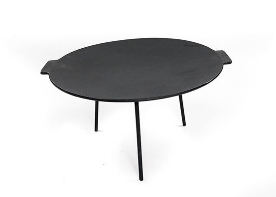 44cm 5.5kg van de het Rooster niet Stok van de Gietijzergrill de Grill Pan With 3 Benen