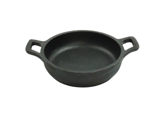 OEM ODM Gietijzer die Pre Gekruid Pan Grill Pan Set BSCI braden