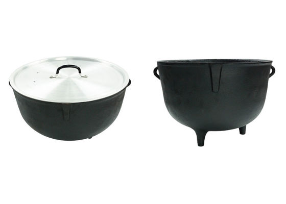 OEM ODM SGS van Gietijzer Nederlandse Oven With Wooden Lid ISO9005