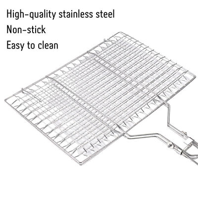Multidoel 50cm het Kamperen de Kokende Vastgestelde Netto Grill van de Roestvrij staalbarbecue