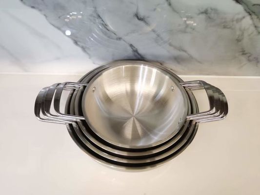 Rang van het de Reeksenvoedsel van Cookware van het strookroestvrije staal 304 Roestvrij staalpot