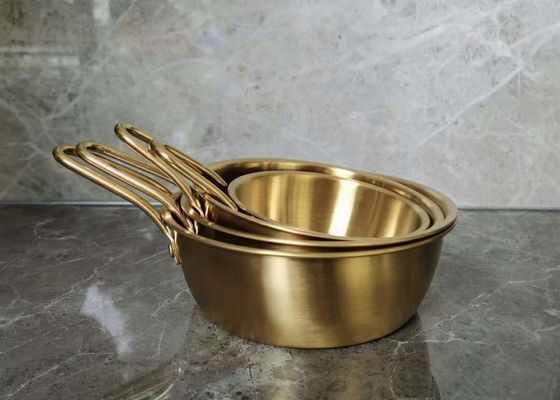 304 de Reeksenkom van roestvrij staalcookware voor het Dienen Makgeolli