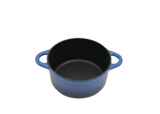 De blauwe Schotel van de Emailbraadpan met Deksel voor Al Fornuis 3.8/5/5.3kg