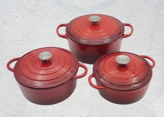 De BraadpanGietijzer Stew Pot For Kitchenware van het emailGietijzer