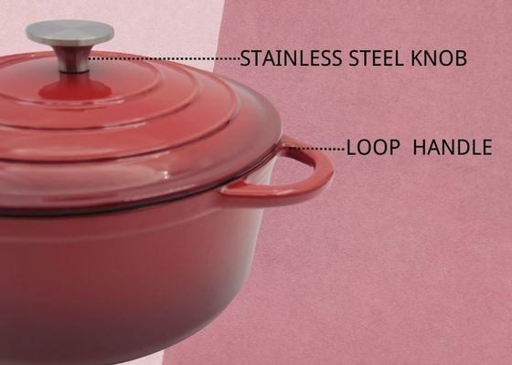 3L Zelf het Doorgeven van Gietijzer Nederlands Oven Non Stick Dutch Oven Ontwerp
