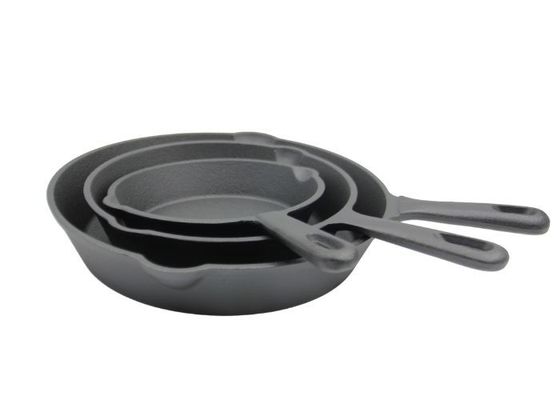 10 de Koekepan Pan For Searing, Baksel, pre-Gekruid Braden van het duimGietijzer -