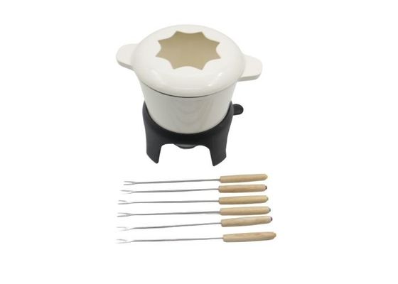 Van de de Deklaagkaas van het douaneemail de Fonduepotten 1,5 Kwart gallon niet Stok