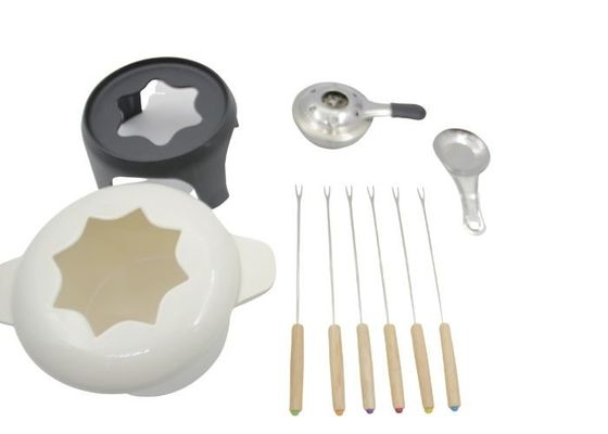 OEM van het de Stokemail van de Gietijzerfondue de Potten van de de Kaasfondue niet 1,5 Kwart gallon