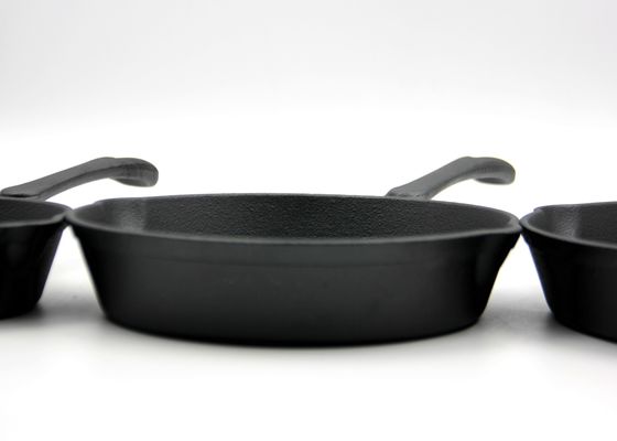 6,3 Duim kruidde pre Gietijzerkoekepan voor het Openlucht Koken
