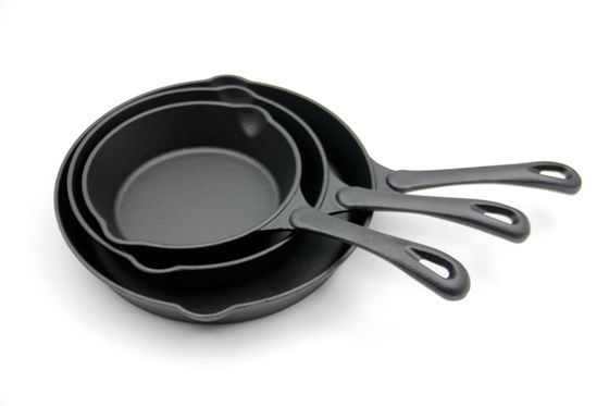 6,3 Duim kruidde pre Gietijzerkoekepan voor het Openlucht Koken