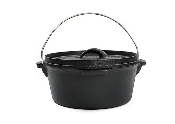 OEM Braadpan van het Gietijzer de Nederlandse Pot Geëmailleerde Gietijzer voor het Kamperen