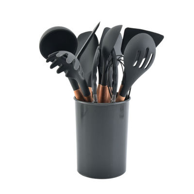 Nonstick de Toebehorenwerktuig van Keukencookware met Lang Handvat wordt geplaatst dat