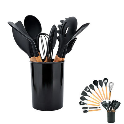 Nonstick de Toebehorenwerktuig van Keukencookware met Lang Handvat wordt geplaatst dat