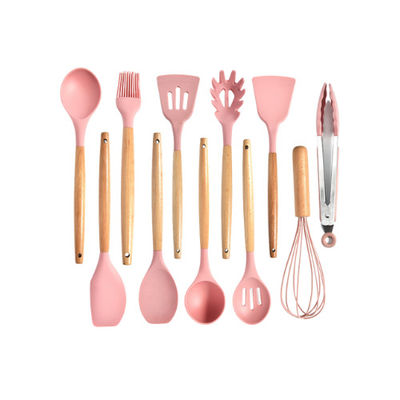 Het aangepaste Keukengerei van het de Toebehorensilicone van Keukencookware met Houder
