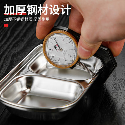 Splitsing Spice Sauce Roestvrij staal Dip Dish OEM &amp; ODM Voor Home Restaurant