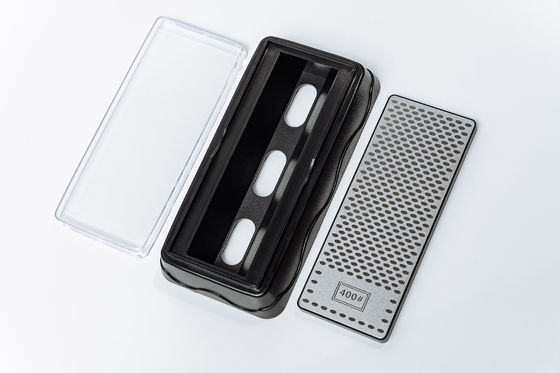 Het vouwen van Pools het Kamperen van Wetsteendiamond knife sharpener double sided Openluchthulpmiddel