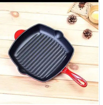 7 die de Reeksen van Cookware van het stukGietijzer voor Binnen worden geëmailleerd en Openlucht