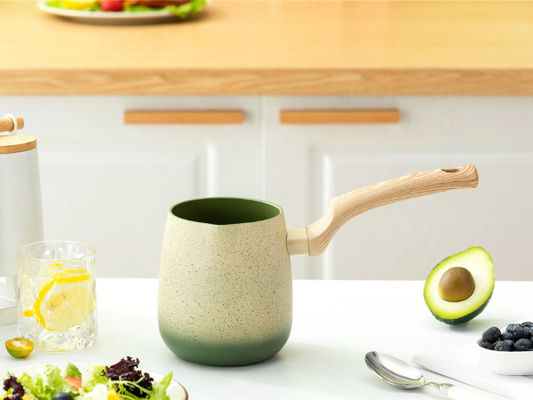 De Theepot niet Stok van het inductie Klaar Aluminium met Afneembaar Handvat en Glasdeksel
