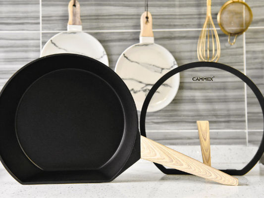 Stok van de kras eindigt de Bestand Pan 9.5Inch niet met Koper