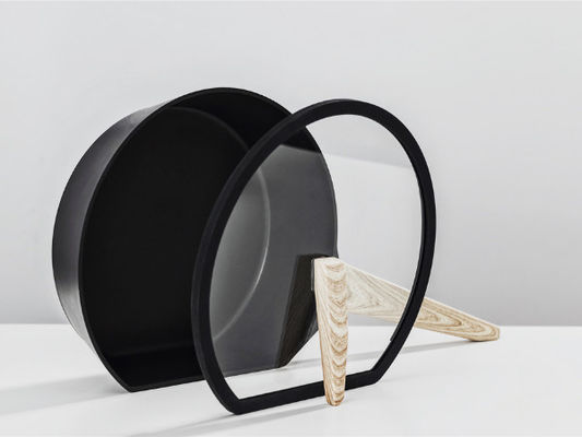 Lichtgewichtaluminiumpannekoek Pan12inch met de Zwarte niet van de Stokdeklaag