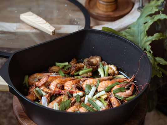 De veelzijdige Pan 8Inch niet van het Stokaluminium voor Inductie Cooktops