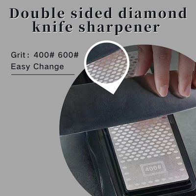 1.Premium tweezijdig Diamond Knife slijper-400/1000 Gruis voor het Herstellen &amp; het Opnieuw scherpen